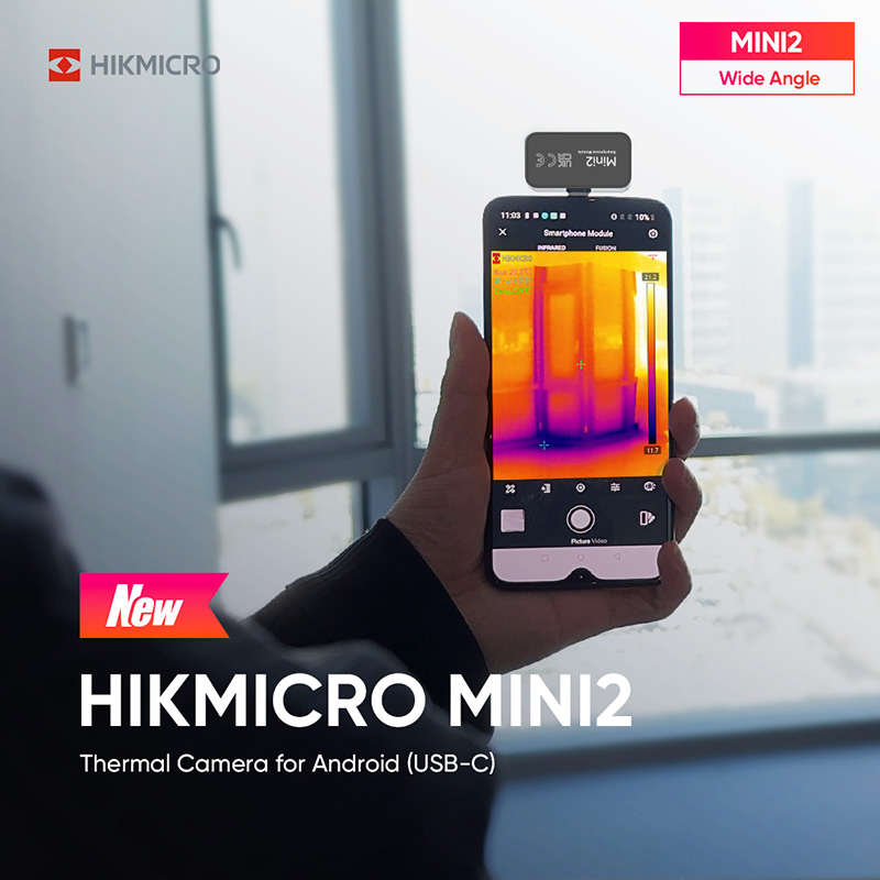 【超コンパクトポータブルサーモグラフィー】 HIKMICRO（ハイクマイクロ） Portable Thermography Mini2